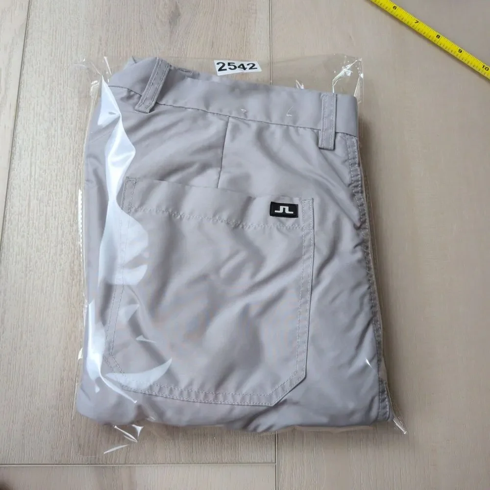 J Lindeberg Pants Mens 36x32 Golf Regular Fit Micro Twill‎ Straight Leg Gray